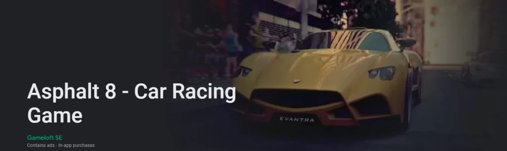 Asphalt 8 Car Racing Game MOD Apk Download 2023 Unlimited Money, Tokens, All Cars Unlocked